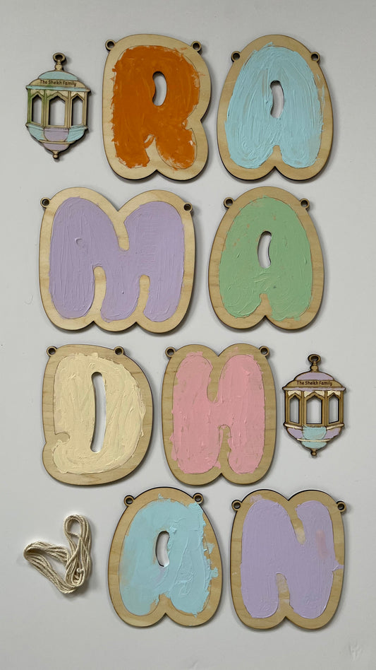 Ramadhan Banner - Paint NOT included