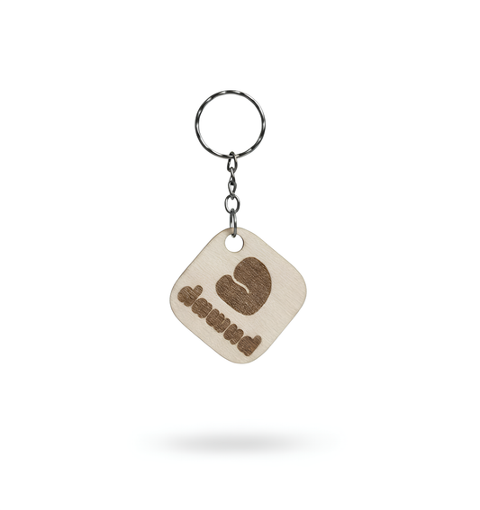 Personalised Wooden Engraved Key Chain